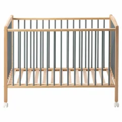 Clearance Combelle Lit bébé Arthur 70x140 cm | Bleu gris