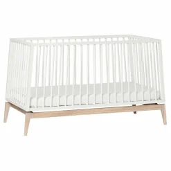 Outlet Leander Lit bébé évolutif Luna chêne | Blanc