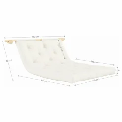 Karup Design Lit d'appoint Hooked 135x200 cm |