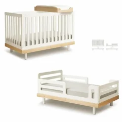 Oeuf NYC Lit évolutif Classic de 0 à 6 ans Bouleau