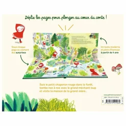 Gallimard Jeunesse Livre à déplier Le Petit Chaperon rouge Multicolore New