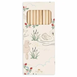 Konges Sløjd Livre de coloriage et crayons de couleurs Mizumi | Ecru New