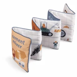 Sebra Livre doudou Builders Multicolore