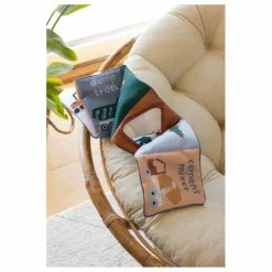 Sebra Livre doudou Builders Multicolore