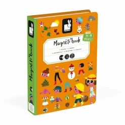 Janod Livre magnétique 4 saisons Magnéti'book - 115 magnets
