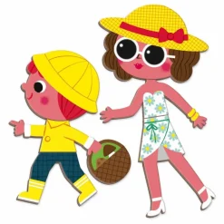 Janod Livre magnétique 4 saisons Magnéti'book - 115 magnets