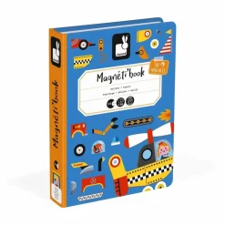 Janod Livre magnétique Bolides Magnéti'book - 50 magnets