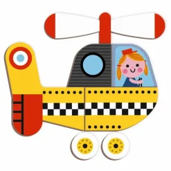 Janod Livre magnétique Bolides Magnéti'book - 50 magnets