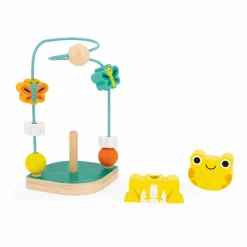 Janod Jouets D'Éveil|Jouets D'Éveil|Looping Grenouille Tropik