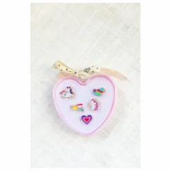 Bonton Lot 5 Bagues Cœur | Lilas tLilas