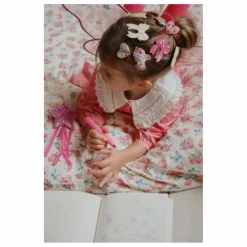 Konges Sløjd Lot 2 Barrettes Cœurs | Rose Best