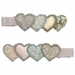 Enfant Mimi & Lula Accessoires De Mode|Lot 2 Barrettes Cœurs |