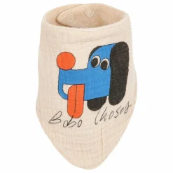 Bobo Choses Bavoirs, Langes|Lot 2 Bavoirs Chiens Gaze de Coton Bio |