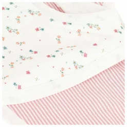 Petit Bateau Bavoirs|Bavoirs, Langes|Lot 2 Bavoirs Fleuris |