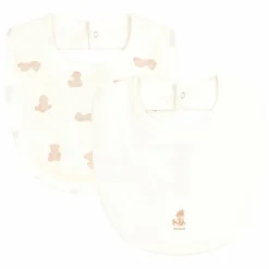 Petit Bateau Lot 2 Bavoirs Ours |