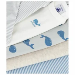 Petit Bateau Bodies, Combinaisons|Pyjamas Et Bodies|Lot 5 Bodies Baleines |