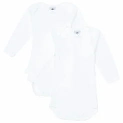 Petit Bateau Premières Tenues|Pyjamas Et Bodies|Lot 2 Bodies Coton Bio |