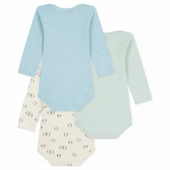 Petit Bateau Lot 3 Bodies Oiseaux | Bleu Online