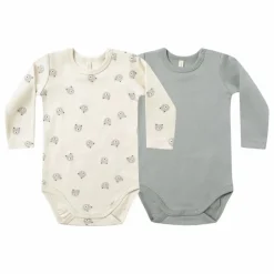 Quincy Mae Bodies, Combinaisons|Combinaisons Et Bodies|Lot 2 Bodies Ours Coton Bio |