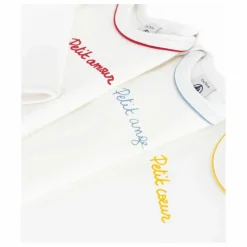 Petit Bateau Bodies, Combinaisons|Pyjamas Et Bodies|Lot 3 Bodies Petit Ange Coton Bio |