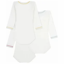 Petit Bateau Bodies, Combinaisons|Pyjamas Et Bodies|Lot 3 Bodies Petit Ange Coton Bio |