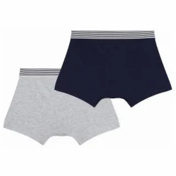 Petit Bateau Lot 2 Boxers Bande Rayée |