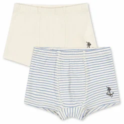 Sale Konges Sløjd Lot 2 Caleçons Ancre Coton Bio | Ecru