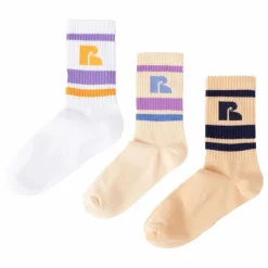 Repose AMS Lot 3 Chaussettes Logo | Beige Hot