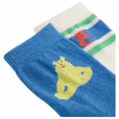 Bobo Choses Lot 2 Chaussettes Ours Fibres Recyclées | Bleu