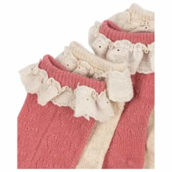 Online Konges Sløjd Lot 2 Chaussettes Pointelle | Rose
