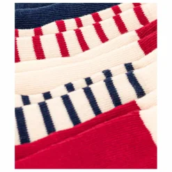 Petit Bateau Lot 5 Chaussettes Rayures Bébé | Beige