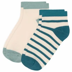 Outlet Petit Bateau Lot 2 Chaussettes Rayures Fines | Bleu