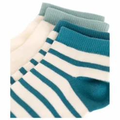 Outlet Petit Bateau Lot 2 Chaussettes Rayures Fines | Bleu