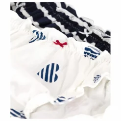 Sale Petit Bateau Lot 2 Culottes Froufrou Coton Bio | Ecru