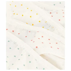 Enfant Petit Bateau Lot 5 Culottes Mini Cœurs |