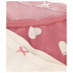 Enfant Petit Bateau Nuit, Sous-Vêtements|Lot 3 Culottes Taille Haute Cœurs |