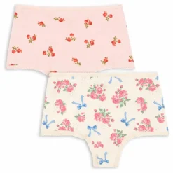 Enfant Konges Sløjd Lot 2 Hipsters Fleuris Coton Bio |