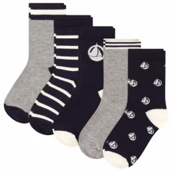 Enfant Petit Bateau Nuit, Sous-Vêtements|Nuit, Sous-Vêtements|Lot 5 Paires Chaussettes Bateaux |