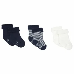 Petit Bateau Lot 3 Paires Chaussettes Coton Bio Mara | Bleu marine Best