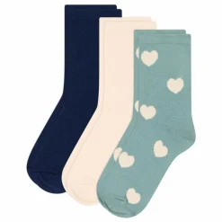 Enfant Petit Bateau Nuit, Sous-Vêtements|Nuit, Sous-Vêtements|Lot 3 Paires Chaussettes Cœurs |