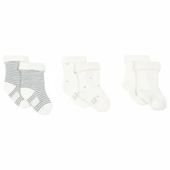 Petit Bateau Lot 3 Paires Chaussettes Mata Coton Bio |