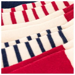 Online Petit Bateau Lot 5 Paires Chaussettes Rayées | Rouge