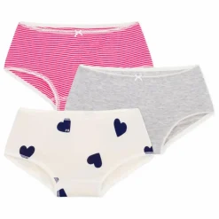 Hot Petit Bateau Lot 3 Shorties Rayés | Blanc