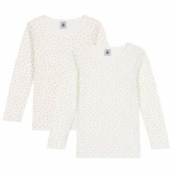 Enfant Petit Bateau Blouses, T-Shirts|Lot 2 T-shirts Cœurs |