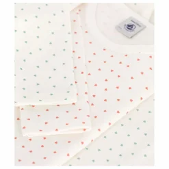 Enfant Petit Bateau Blouses, T-Shirts|Lot 2 T-shirts Cœurs |