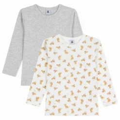 Petit Bateau Lot 2 T-shirts Guépards | Blanc Best