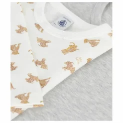 Petit Bateau Lot 2 T-shirts Guépards | Blanc Best