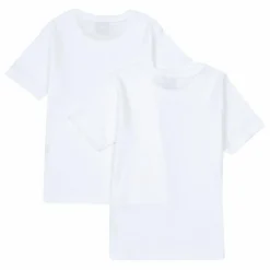 Petit Bateau Lot 2 T-Shirts Manches Courtes Coton Bio | Blanc