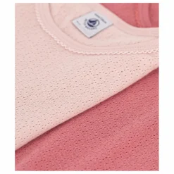 Enfant Petit Bateau Lot 2 T-shirts Unis |