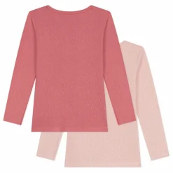 Enfant Petit Bateau Lot 2 T-shirts Unis |